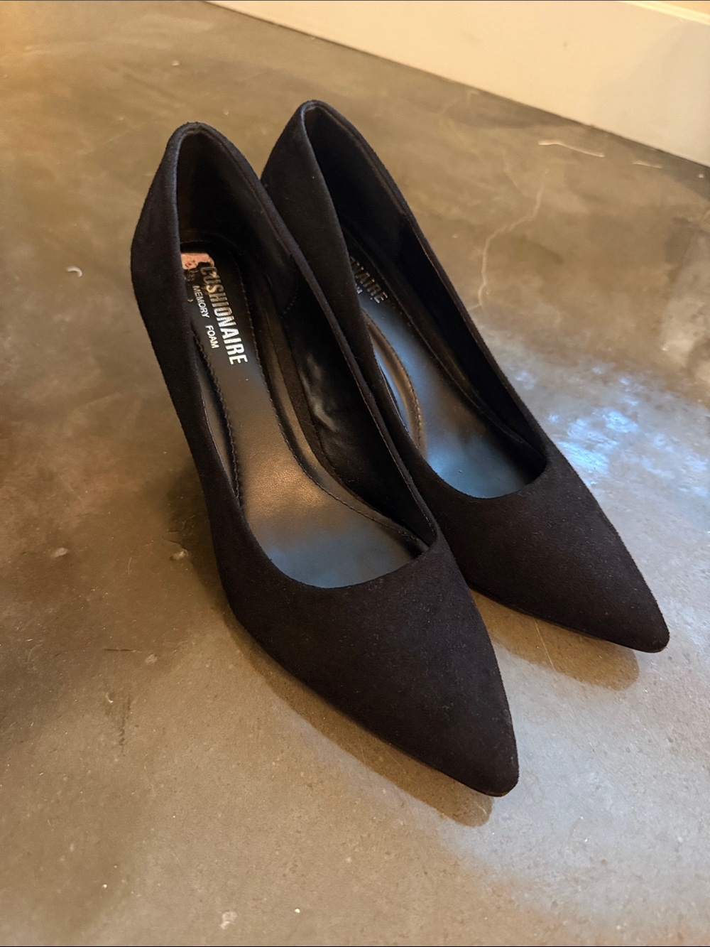 Fashionaire Black Pointed Toe Heels for Women